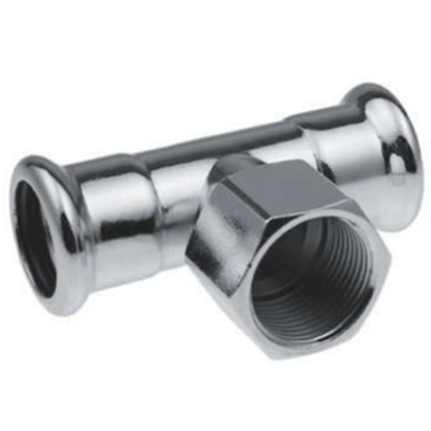 Nerūd. plieno KAN-therm Inox pres. tri&scaron;akis su vid. sr. 28x3/4Vx28