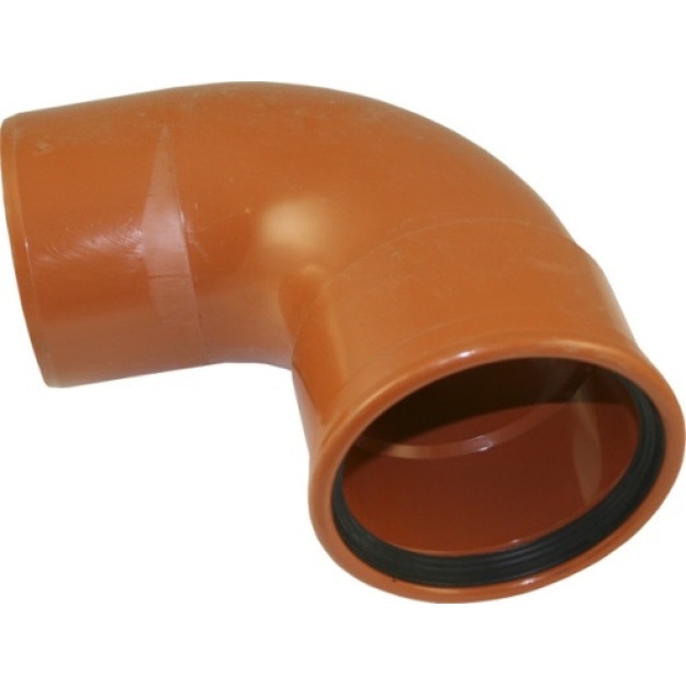 Lauko kanaliz. PVC alkūnė 160/87&deg;