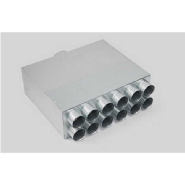 Kolektorinė dėžė su akustiniu porolonu ZN d160x12x75 (98-0239-0160-012-2N2-V)