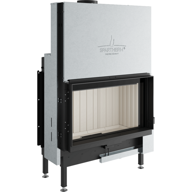 Plieninis židinio ugniakuras Spartherm Premium V-1V-87h, &oslash;200 mm, tiesiu stiklu