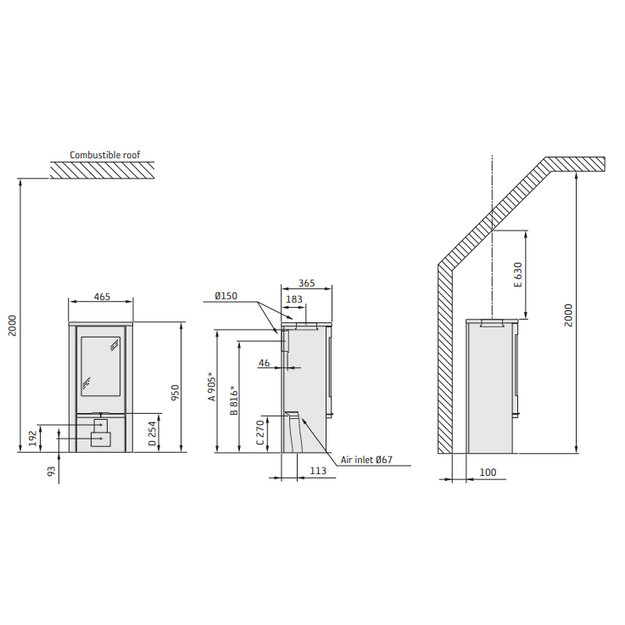 Krosnelė CONTURA C810G:1 Style, balta (998451, 998664)