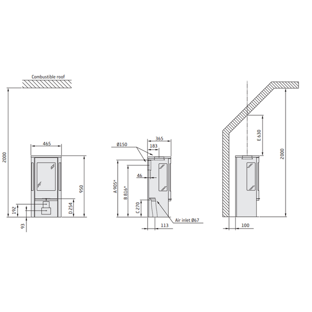 Krosnelė CONTURA C856G:1 Style, juoda (998458,998662)