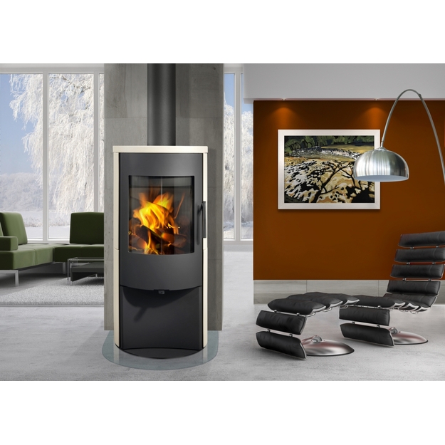 Krosnelė Romotop Alpera 01, plieninė su pilna keramikos 92360 apdaila