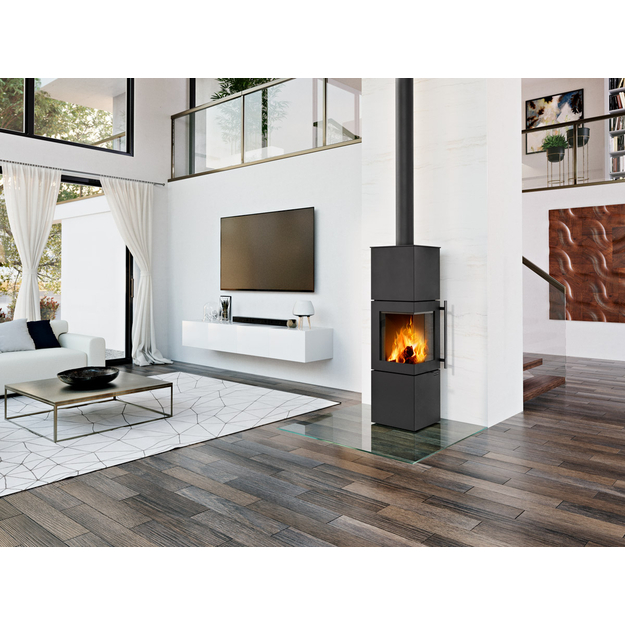 Plieninė krosnelė Romotop Esquina H 30, plieninė