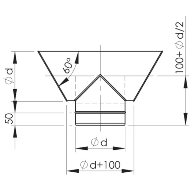 Stogelis (T tipo) (click) NP d.160 (900 1 3113 0160 000)
