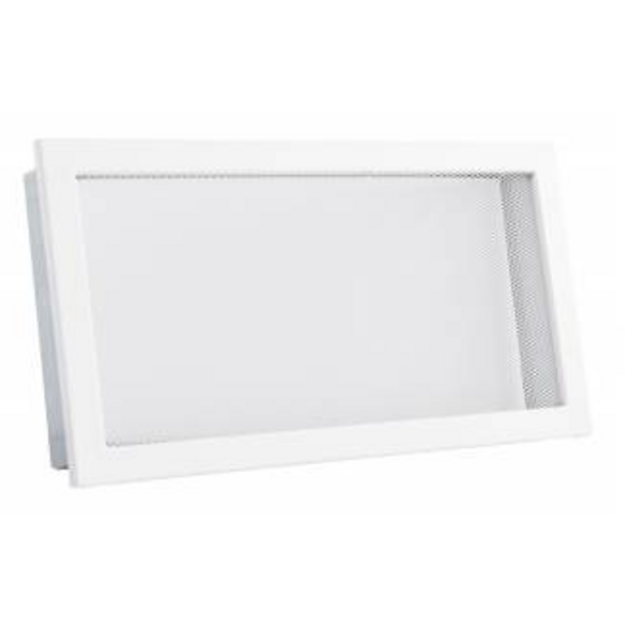 Grotelės VENTLAB 325x195, be žaliuzių, baltos