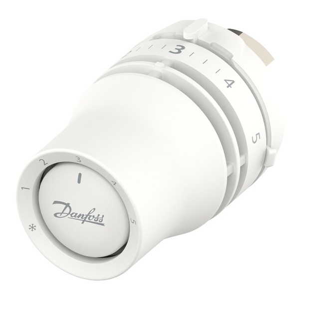 Termostatinė galva Danfoss Redia M30x1,5, 8-28 &deg;C, skirta prijungimui prie apatinio jungimo radiatorių