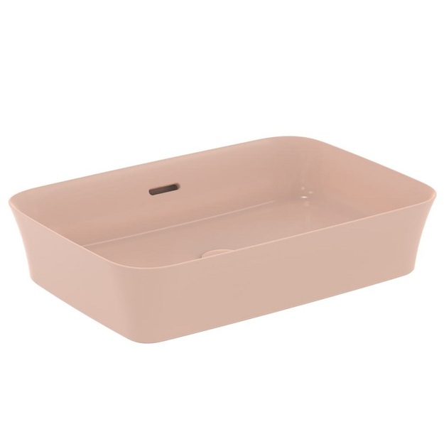 Praustuvas montuojamas ant stalvir&scaron;io Ideal Standard Ipalyss 55x38 cm, su perlaja, su dugno vožtuvu, Nude