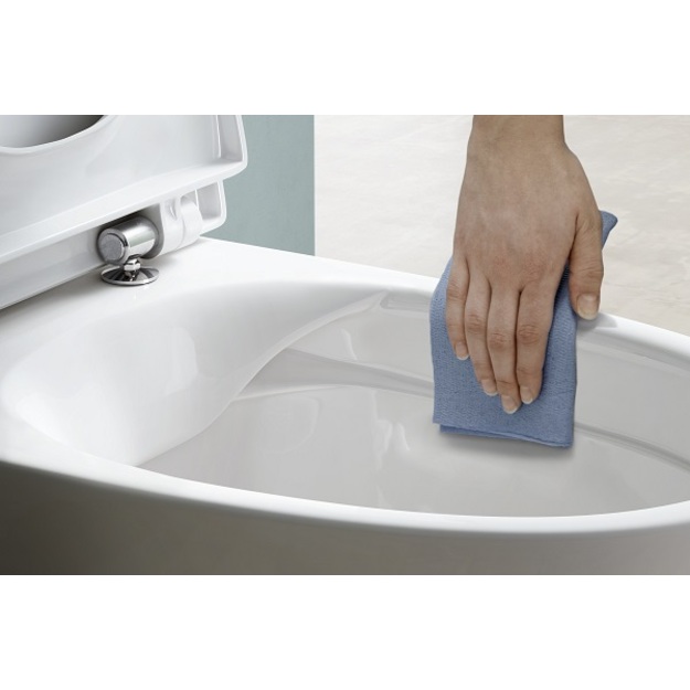 Laufen Kompas Rimless pakabinamas unitazas su dangčiu, baltas