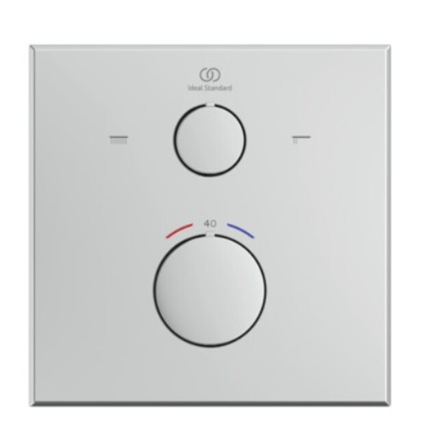 Ideal Standard Ceratherm 100 potinkinio termostatinio vonios/du&scaron;o mai&scaron;ytuvo vir&scaron;tinkinė dalis,kvadratinė, chromas
