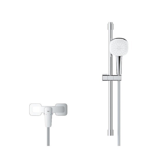 Du&scaron;o mai&scaron;ytuvas Grohe Cubeo su du&scaron;o stovu, chromas