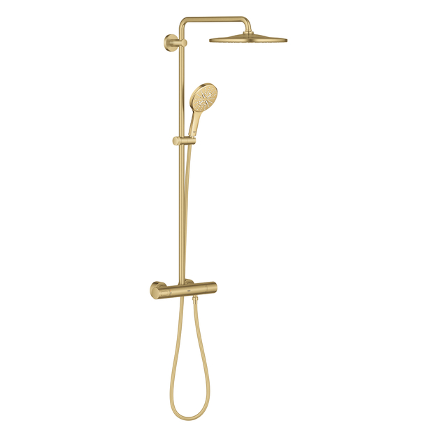 Termostatinė du&scaron;o sistema Rainshower Smartactive 310 brushed cool sunrise