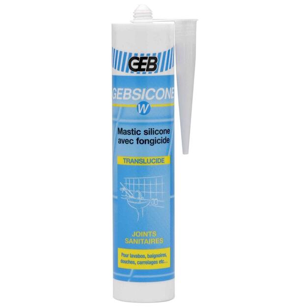 Baltas silikonas  GEBSICONE W  310ml. (893400)