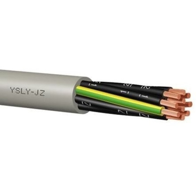 Kabelis OPVC-JZ 4x2,5 pilkas, daugiagyslis