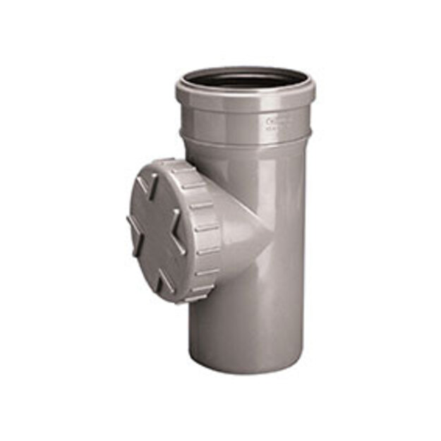 Kanalizacijos pravala PVC 110, pilkas (3038917)