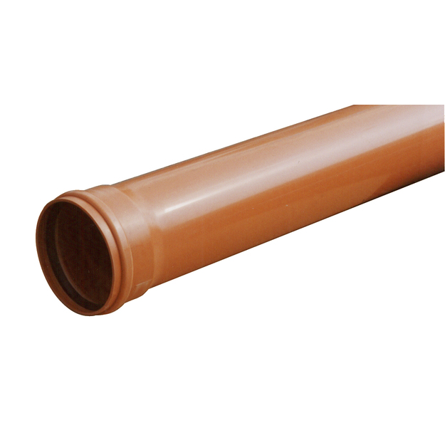 Lauko kanaliz. PVC N vamzdis su mova d. 110/ 3.2/ 0,5 m