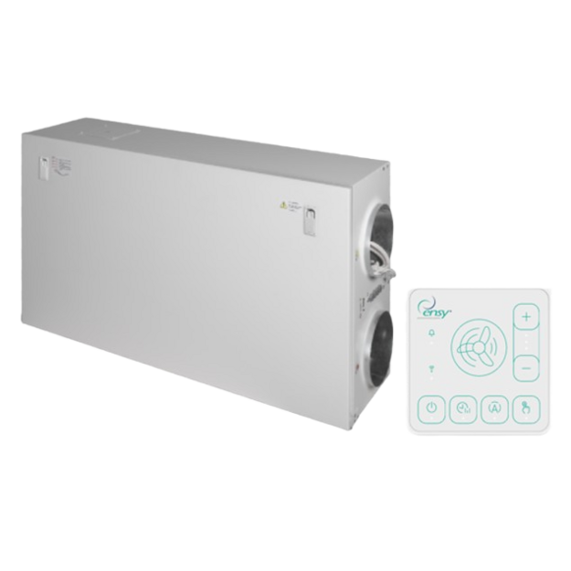 Rekuperatorius ENSY WAVE 300HH lubinis de&scaron;.p.  su Wi-Fi ir Bluetooth valdikliu