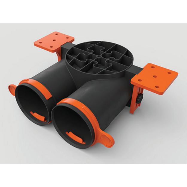Difuzoriaus pajungimo dėžutė AERO-PRO SLIM BOX 2x75