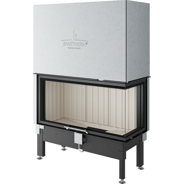 Plieninis židinio ugniakuras Spartherm Varia 2R-100h-4S, su de&scaron;inės pusės stiklu, d.250 mm