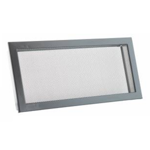 Grotelės VENTLAB 325x195, be žaliuzių, juodos