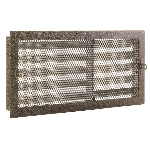 Grotelės G10ŽT 400x180 žalvaris