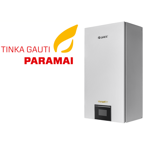 S1GRE- (ES) Vidinė &scaron;ilumos siurblio oras/vanduo dalis Gree Versati III SPLIT 6,0/5,75kW