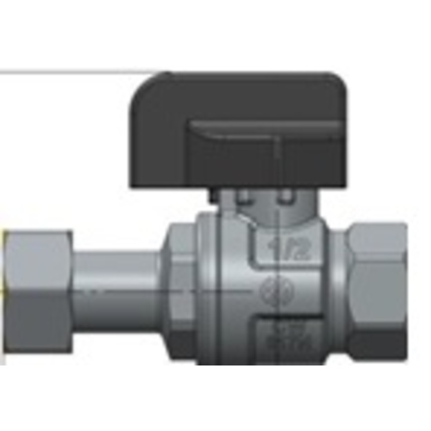 SENA VA30 DK tiesus ventilis 3/4  v/v, su laisva veržle