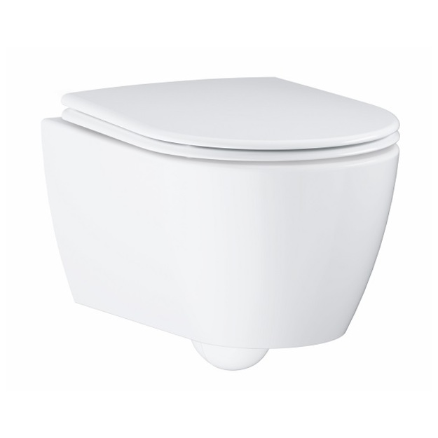 Pakabinamas unitazas Essence, Rimless su POWERFLUSH, PureGuard danga, baltas