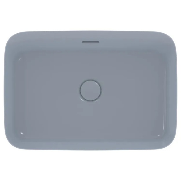 Praustuvas montuojamas ant stalvir&scaron;io Ideal Standard Ipalyss 55x38 cm, su perlaja, su dugno vožtuvu, Powder Blue
