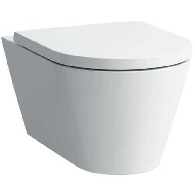 Pakabinamas WC Kartell Rimless, 4,5/3 l,  be dangčio, balta spalva