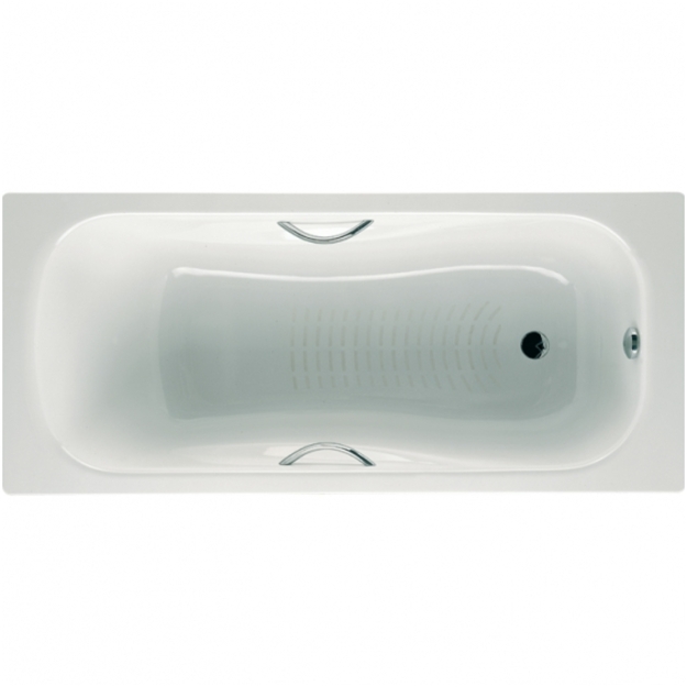 PRINCESS-N Plieninė vonia 170 &times; 70 cm su chrom. rank., (7.5268.0.431.0) antislip