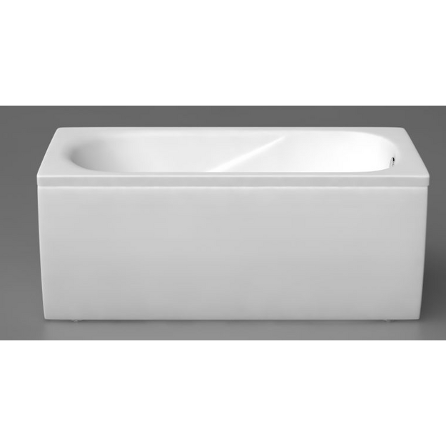 Akmens masės vonia Vispool Classica 1500&times;750&times;610 mm mm, be sifono, be uždangos, balta blizgi spalva