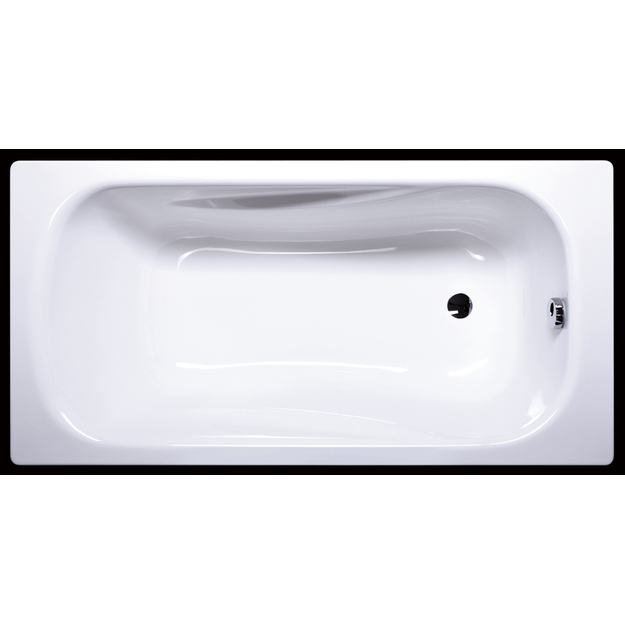 Akmens masės vonia Vispool Classica 1500&times;750&times;610 mm mm, be sifono, be uždangos, balta blizgi spalva