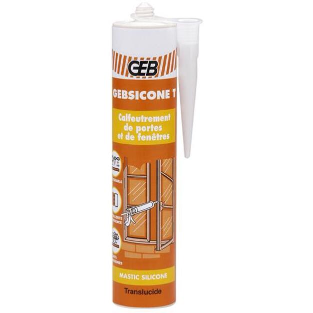 Bespalvis silikonas  GEBSICONE W  310 ml. (893403)