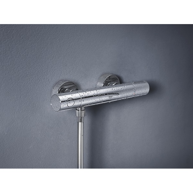 Grohtherm 800 Cosmopolitan termostatinis mai&scaron;ytuvas du&scaron;ui (metal rankenėlės) chromas