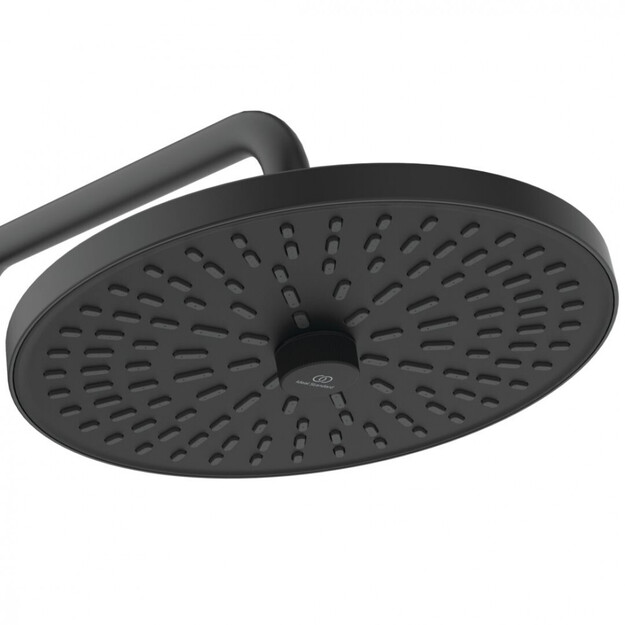 Ideal Standard Ceratherm T25+ du&scaron;o sistema su termostatiniu mai&scaron;ytuvu, du&scaron;o galva &Oslash;260 mm, rankinis du&scaron;as &Oslash;100 mm, juoda