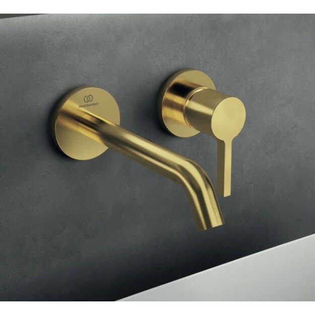 Ideal Standard potinkinis praustuvo mai&scaron;ytuvas, JOY, be potinkinės dalies A1313NU, 180mm snapas brushed gold spalva