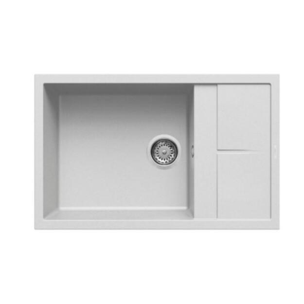 Granitinė plautuvė ELLECI  UNICO 410 86X50 balta 68 J016193