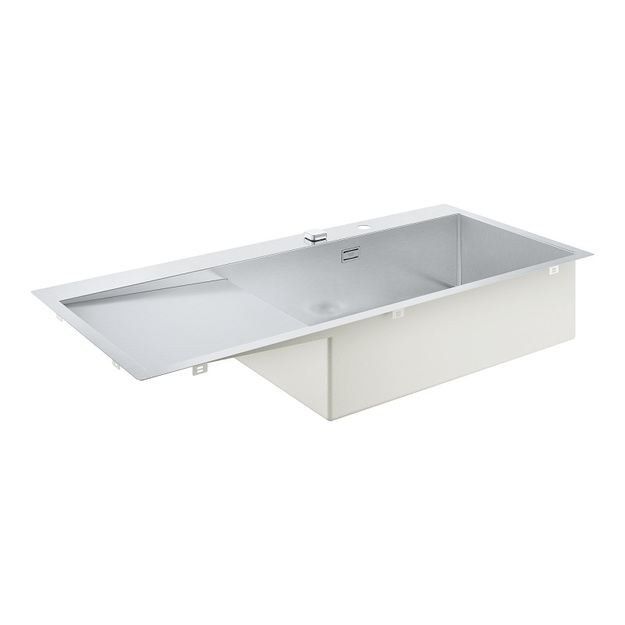 Grohe nerūdijančio plieno plautuvė K1000, 710 x40 cm, dubuo de&scaron;inėje