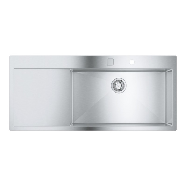 Grohe nerūdijančio plieno plautuvė K1000, 710 x40 cm, dubuo de&scaron;inėje