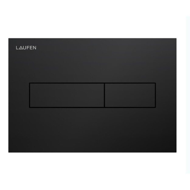 Nuleidimo mygtukas INEO HORIZON, Dual Flush, juodas matinis