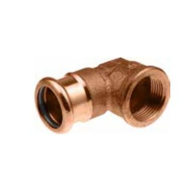 Varinė pres. alkūnė KAN-therm, d.18xR1/2 v x 90&deg;