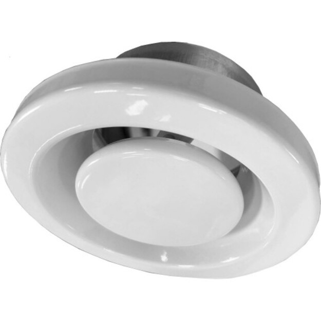 Metalinis difuzorius EVSC skand. oro i&scaron;traukimui d125mm su tvirt. žiedu