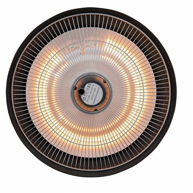 Sunred infraraudonųjų spindulių &scaron;ildytuvas Barcelona Bright, kabinamas, juodos spalvos, 1500 W