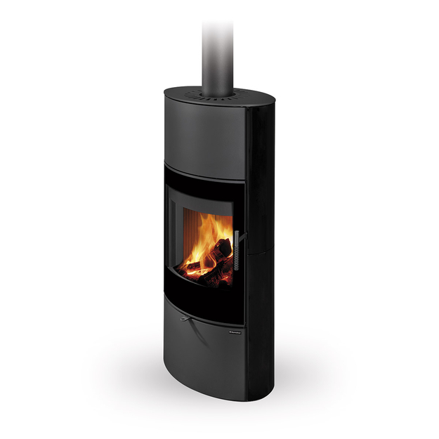 Plieninė krosnelė Romotop OVALIS G H 10, keramikos apdaila (sp.49400)