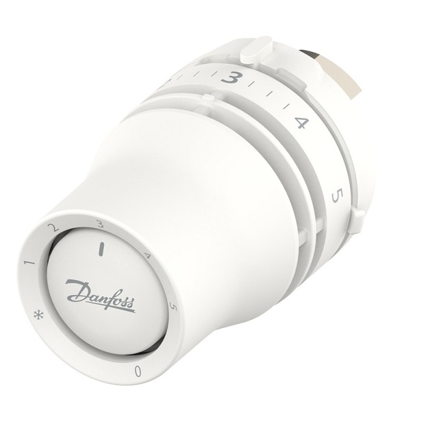 Termostatinė galva Danfoss Redia M30x1,5, 8-28 &deg;C, skirta prijungimui prie apat. jungimo rad. Pilno uždarymo funkcija