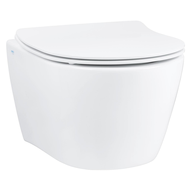 Rėmo su WC komplektas GROHE Solido 4 in 1 Serel SP26 keramikiniu WC, chrom. mygtukas, soft close dangtis, tvirtinimo kom
