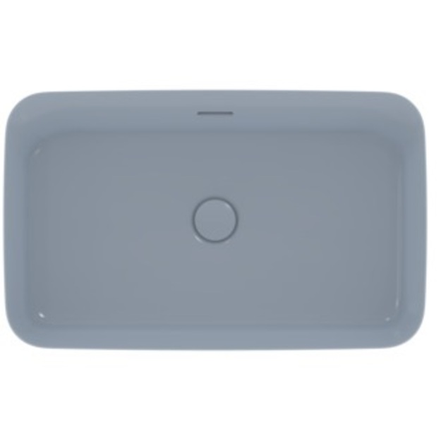 Praustuvas montuojamas ant stalvir&scaron;io Ideal Standard Ipalyss 65x40 cm, su perlaja, su dugno vožtuvu, Powder Blue