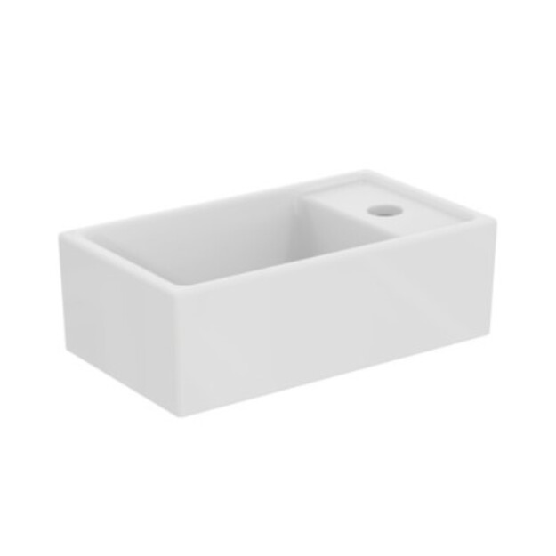 Mini praustuvėlis i.life S 370x210x120 mm baltas, be persipylimo,  mai&scaron;ytuvo tvirtinimas de&scaron;inėje