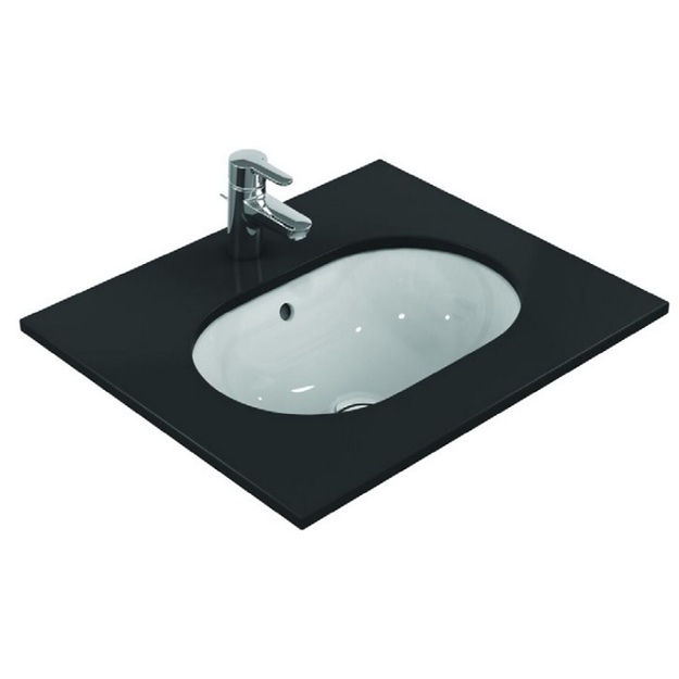 Po stalvir&scaron;iu montuojamas praustuvas Ideal Standard Connect Oval, 55x38x17,5 cm, baltas